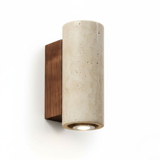 StoneShine - Wabi Sabi Travertine Wall Lamp 0