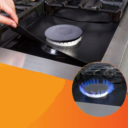 Stove Top Protectors – Nonstick Heavy Duty Reusable Gas Burner Liners 0