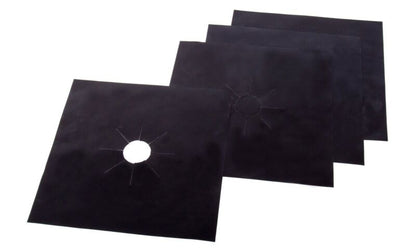 Stove Top Protectors – Nonstick Heavy Duty Reusable Gas Burner Liners 4