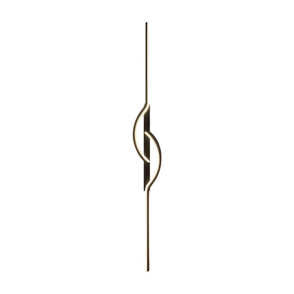 Strip Creative Stepless Dimming 3 Step Dimming Black Modern Wall Lamp 5