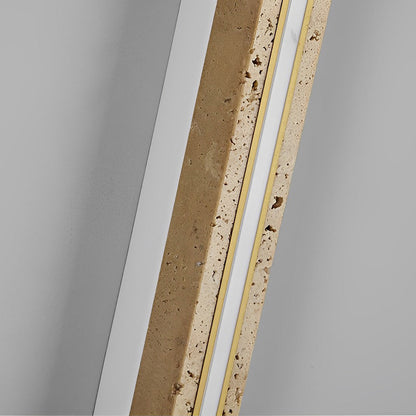 Strip Yellow Travertine LED Dimmable Wabi-Sabi Japanese-Style Wall Lamp 4
