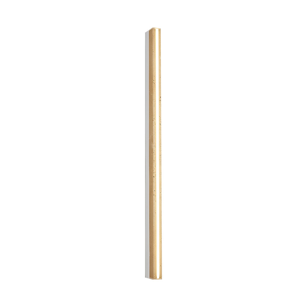 Strip Yellow Travertine LED Dimmable Wabi-Sabi Japanese-Style Wall Lamp 7