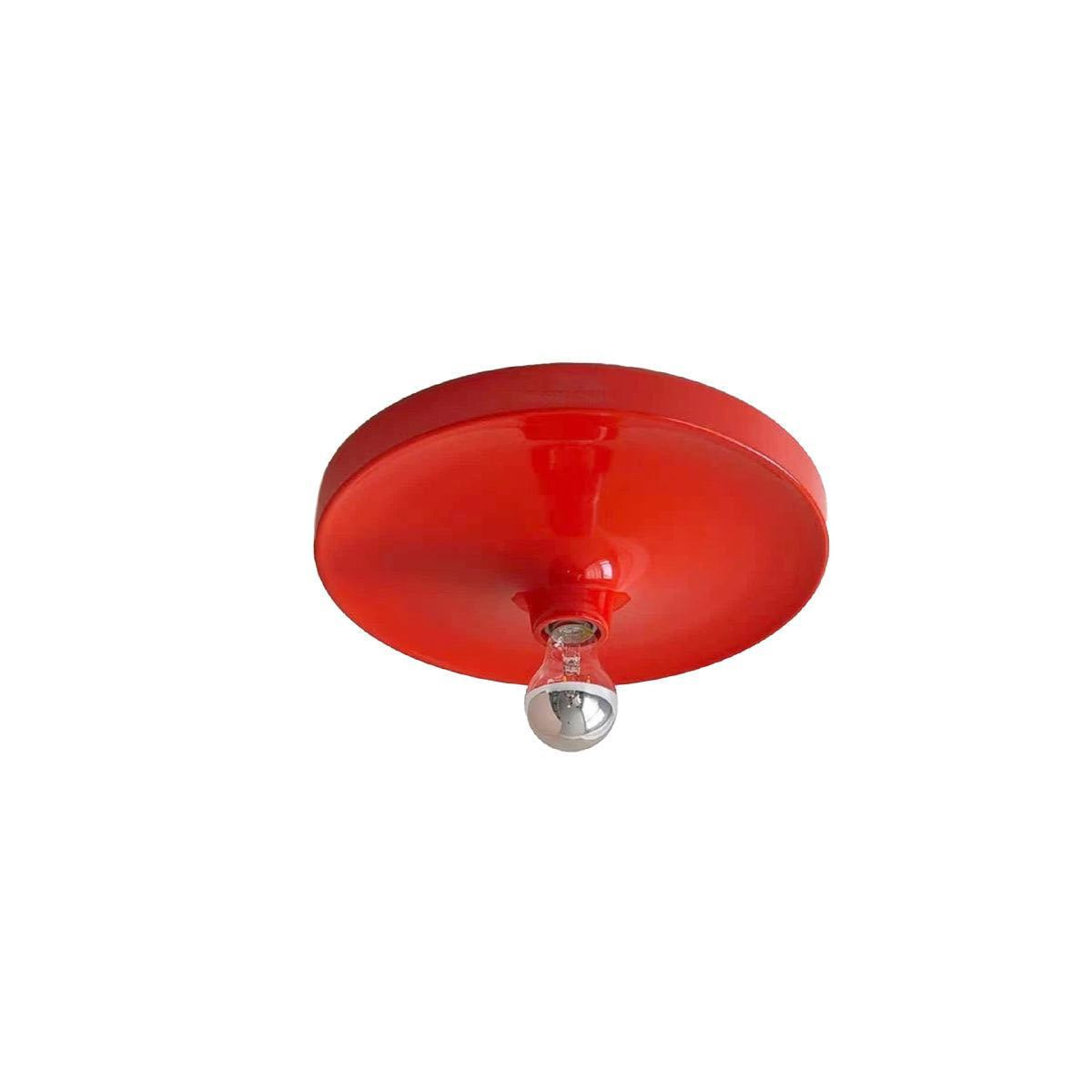 Royelux Modern Ripple Disc Flush Mount LED Ceiling Light, Industrial Aesthetic-Royale Basic