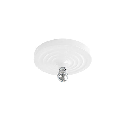 Royelux Modern Ripple Disc Flush Mount LED Ceiling Light, Industrial Aesthetic-Royale Basic