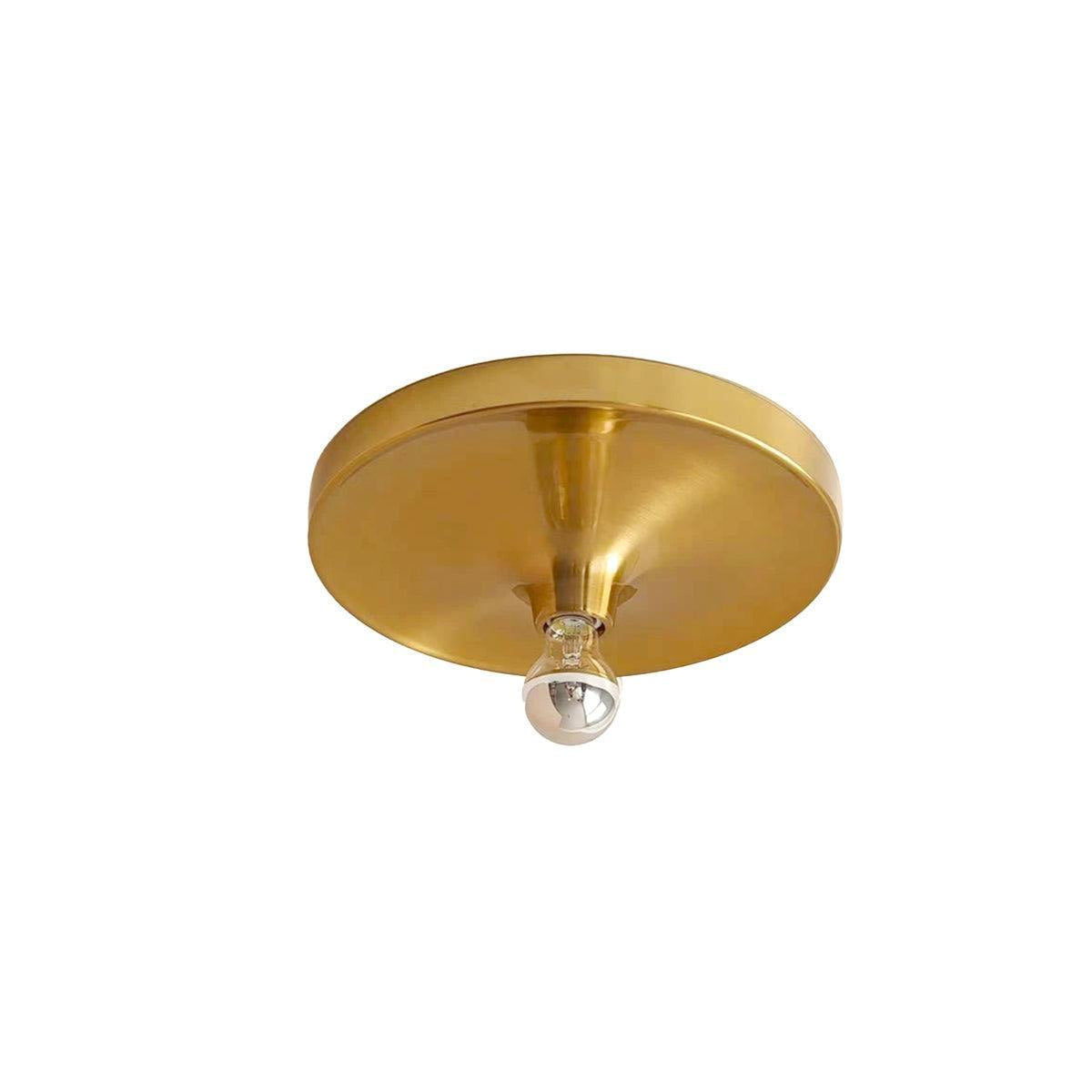 Royelux Modern Ripple Disc Flush Mount LED Ceiling Light, Industrial Aesthetic-Royale Basic