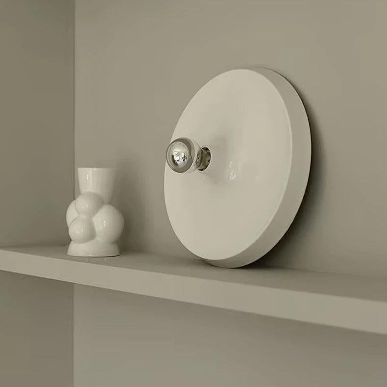 Royelux Modern Ripple Disc Flush Mount LED Ceiling Light, Industrial Aesthetic-Royale Basic
