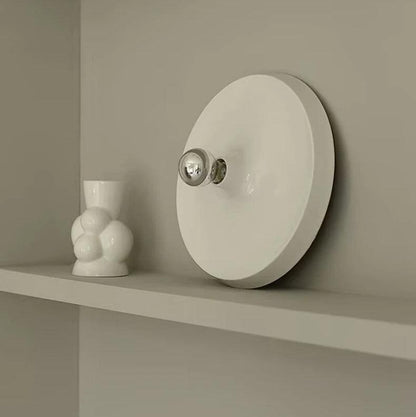Royelux Modern Ripple Disc Flush Mount LED Ceiling Light, Industrial Aesthetic-Royale Basic