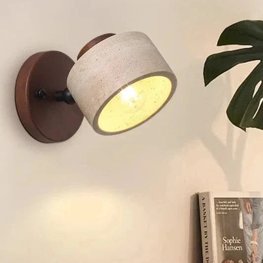 Study Reading Minimalist Travertine Stone Wall Light 1