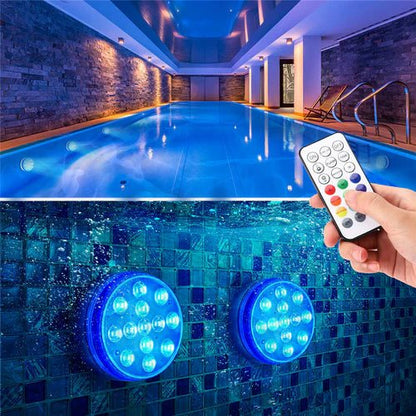 Submersible Pool LED Light with Remote Control - Lattea 2