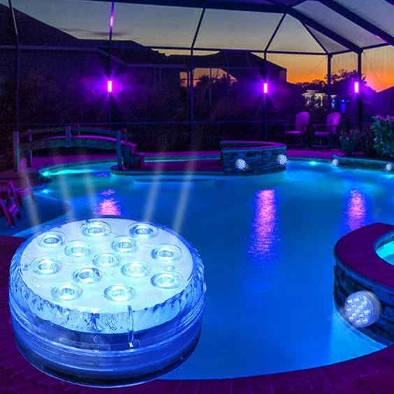 Submersible Pool LED Light with Remote Control - Lattea 6