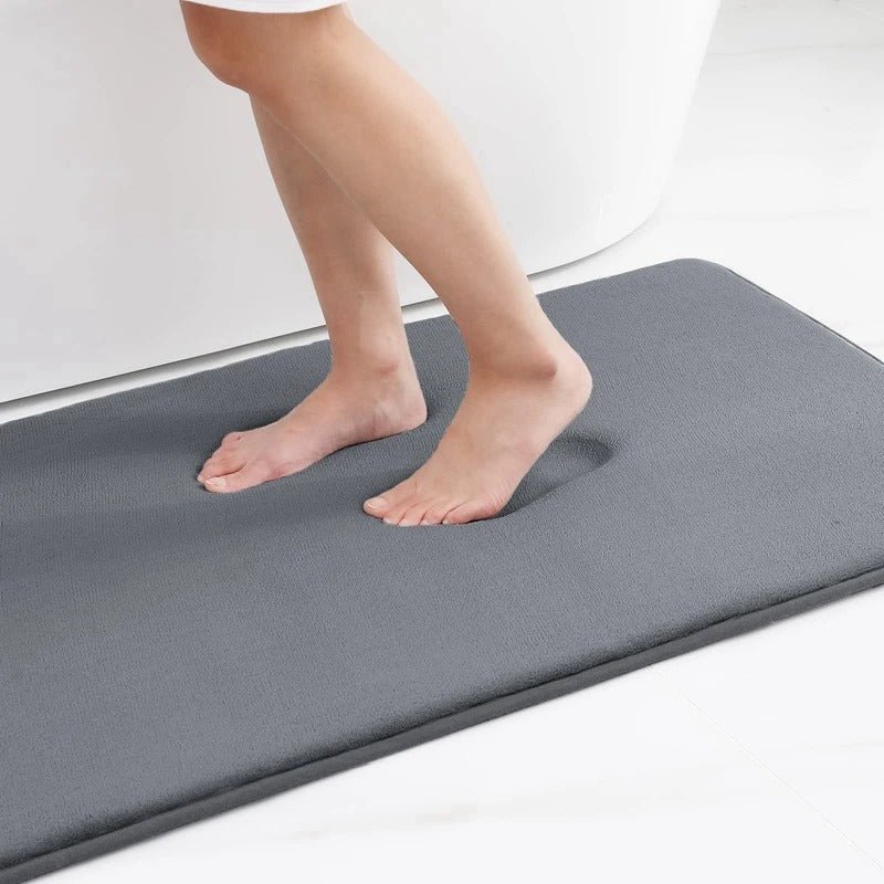 Super Absorbent Velvet Anti-Slip Bath Mat 0