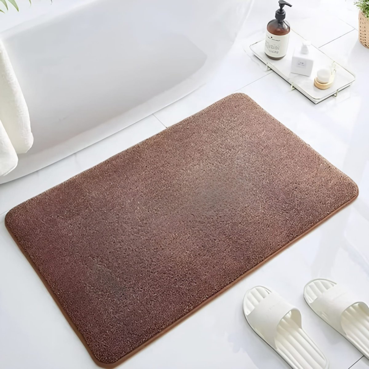 Super Absorbent Velvet Anti-Slip Bath Mat 3