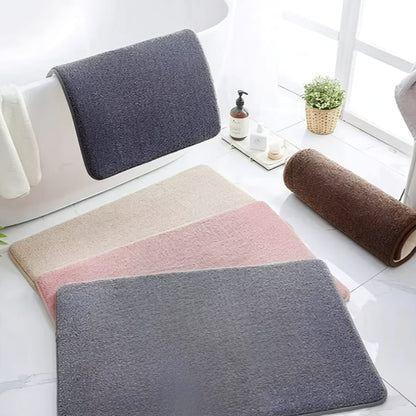 Super Absorbent Velvet Anti-Slip Bath Mat 4