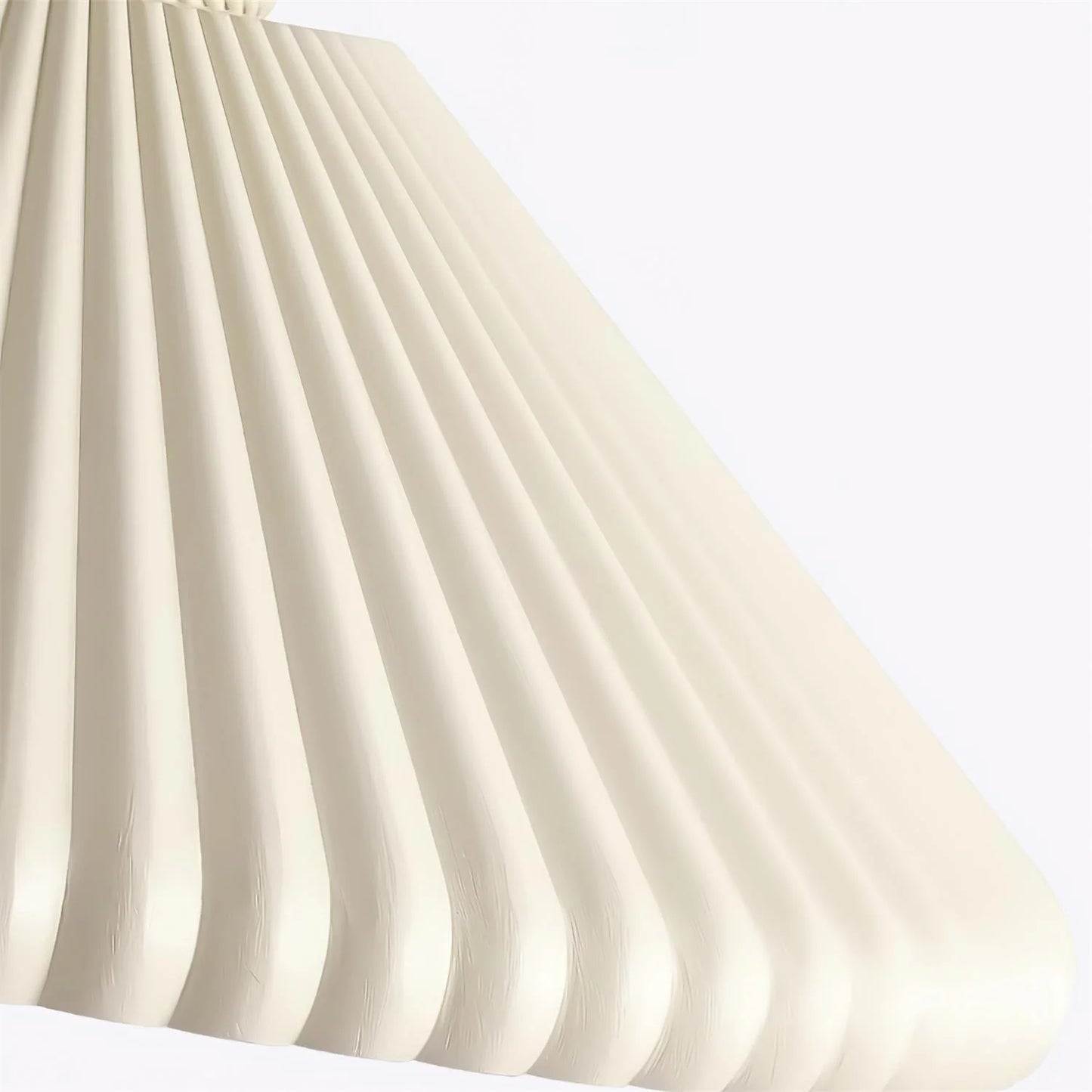 RoyaleGlow Modern Pleated Cone Pendant Light for Dining Room & Kitchen Island