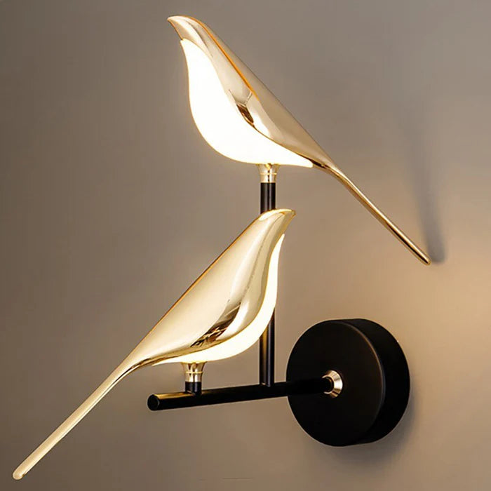 Royallure LED Wall Light - Elegant Bird Design for Modern Indoor Spaces - Single Head-D18*H21cm / Neutral Light