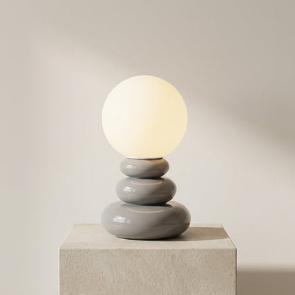 Table Lamp Ceramic USB Powered LED Compatible Bedside Desk Light