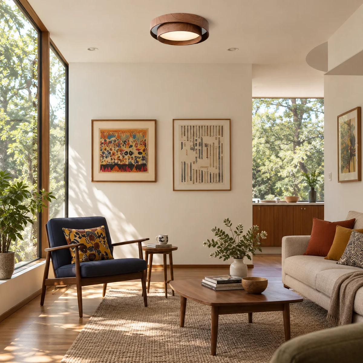 Tarevyn Ring Ceiling Lamp 6