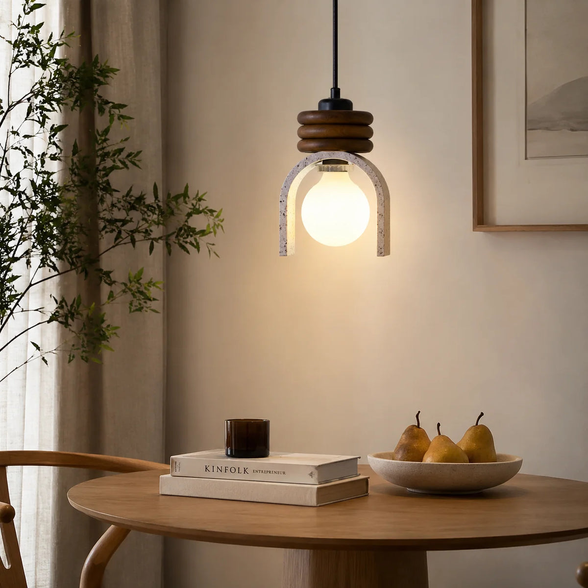 Tavel Stone Pendant Light 2