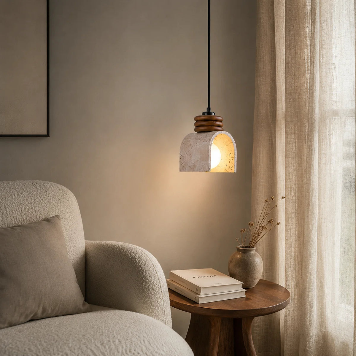 Tavel Stone Pendant Light 4