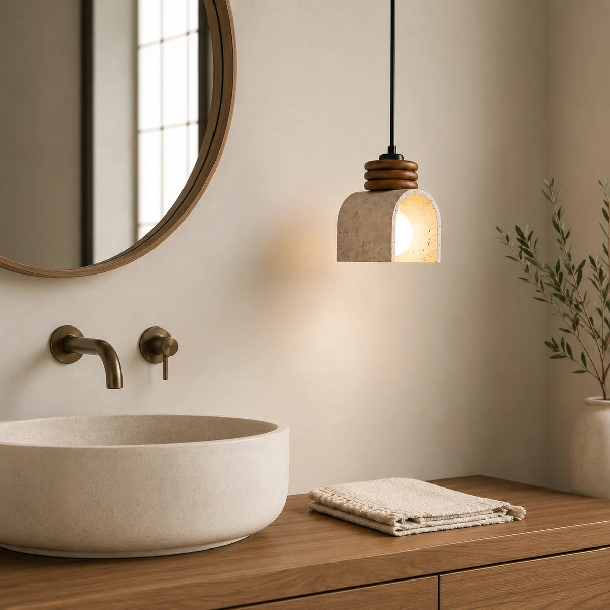 Tavel Stone Pendant Light 6