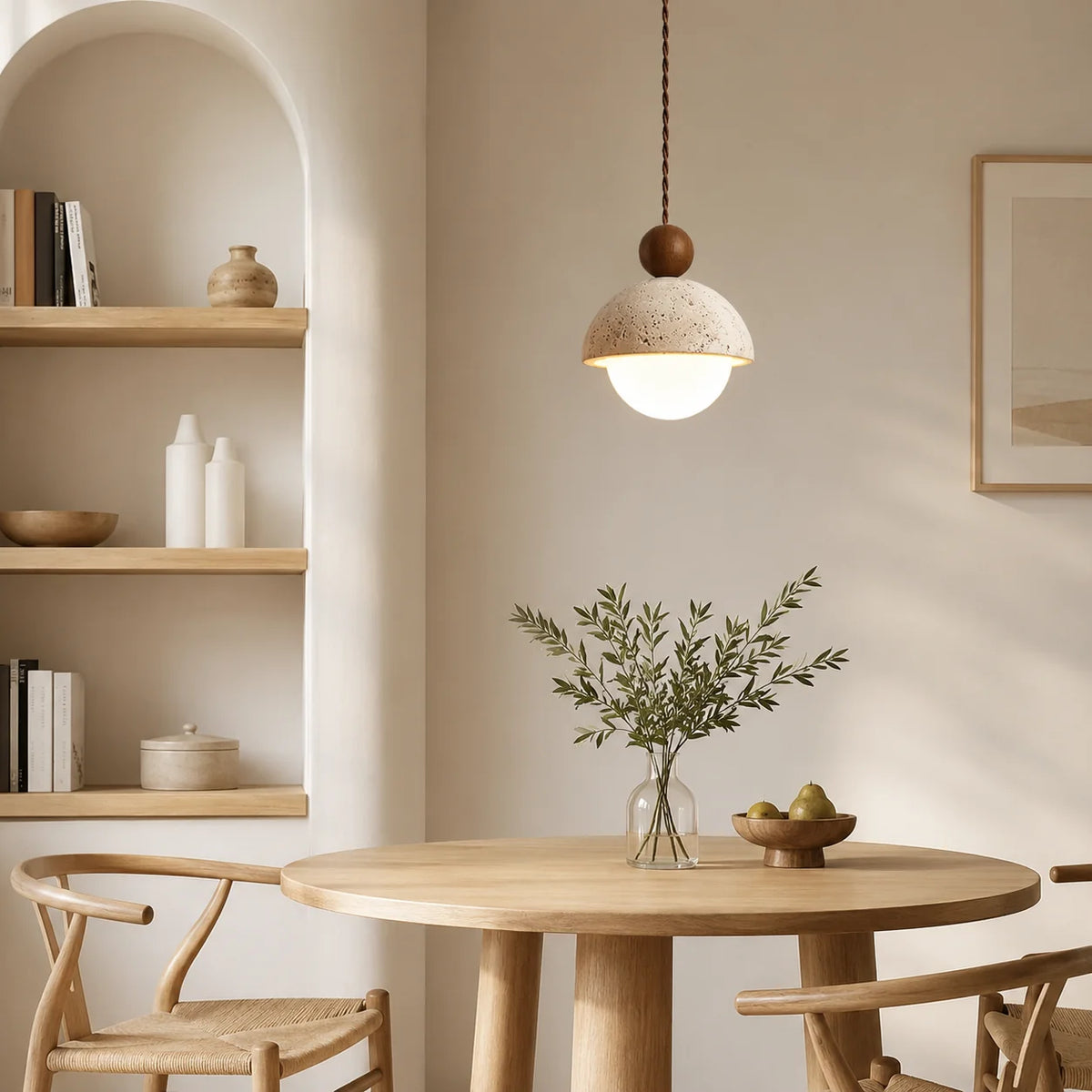 Tavrenzo Travertine Pendant Light 3