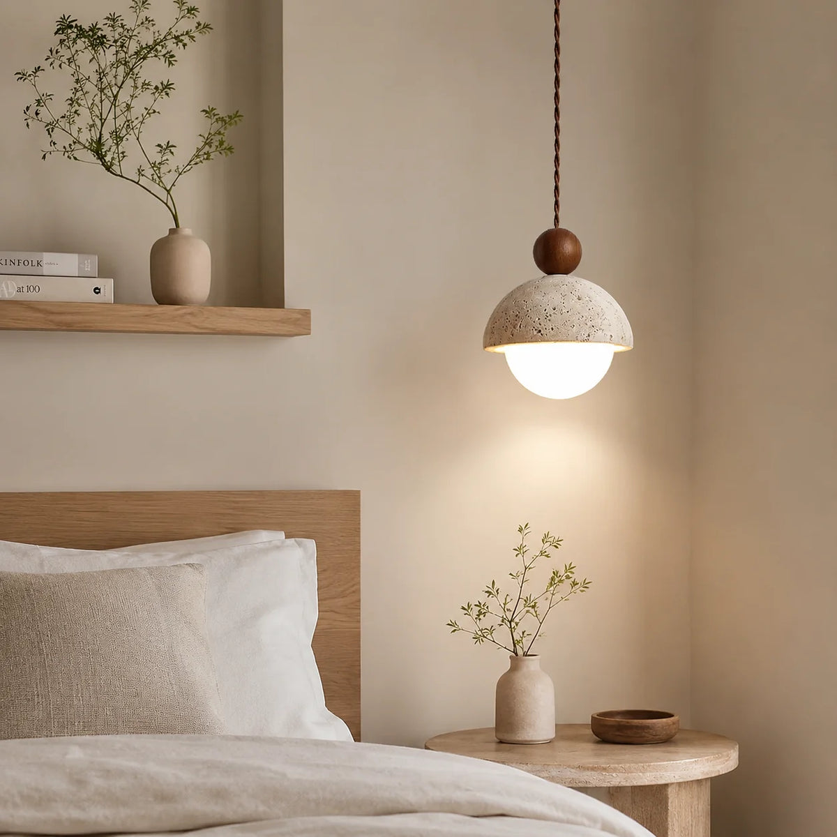 Tavrenzo Travertine Pendant Light 5