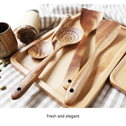 Luxora Arthur Cooking Set - Eco-Friendly Teak Wood Utensils