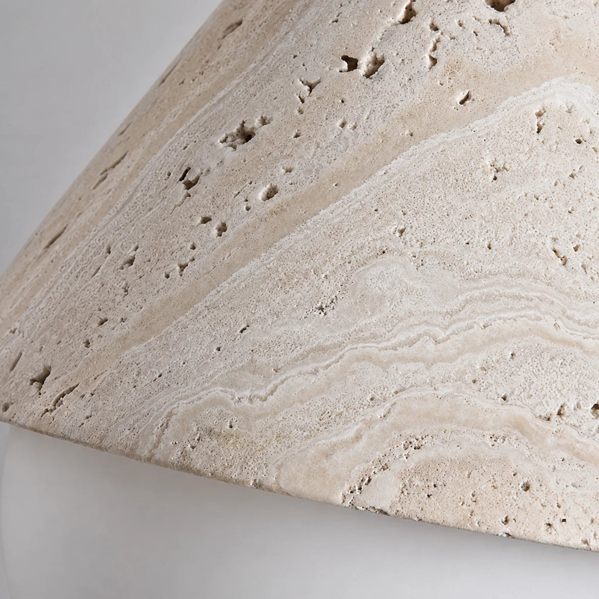 Tervale Travertine Globe Pendant Light 7