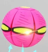 Pawelux Interactive Doggy Disc Ball - Safe, Bouncy Fetch Toy for Dogs