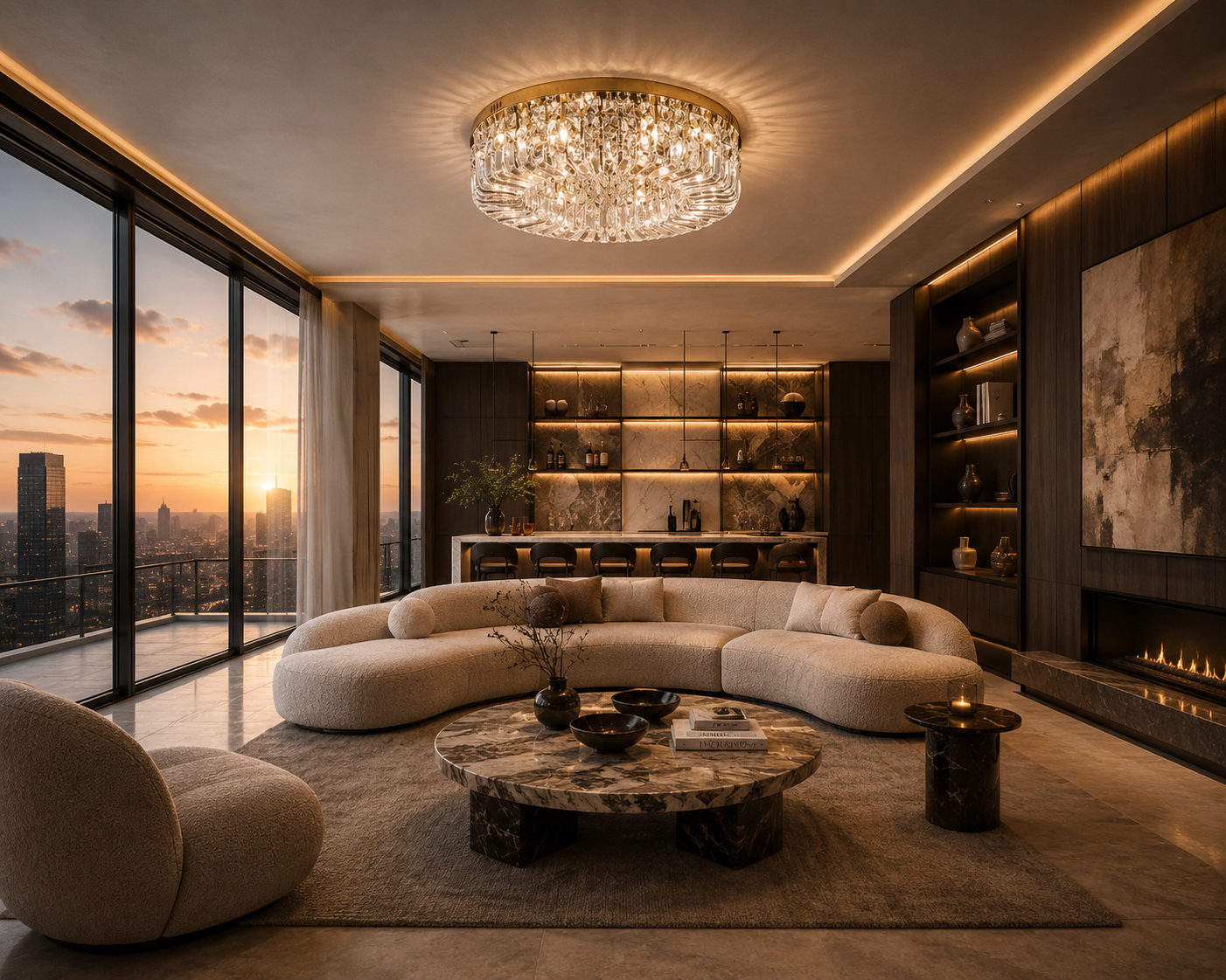 The Royal Ring Chandelier 1