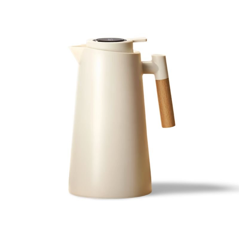 Thermal Jug with Temperature Display and Wooden Handle 5