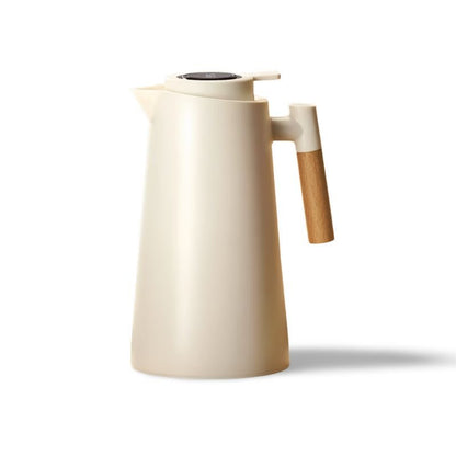 Thermal Jug with Temperature Display and Wooden Handle 5