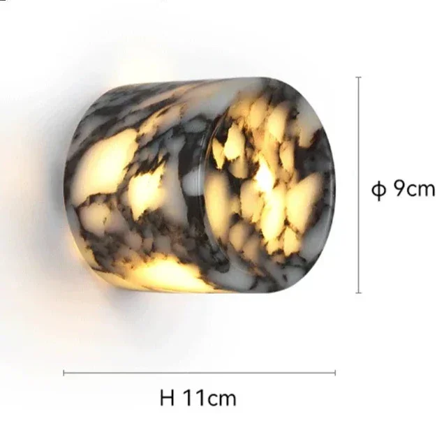 Thoren Marble Wall Lamp 0
