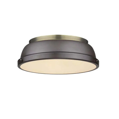 Thornev Industrial Metal Flush Mount Ceiling Light 17