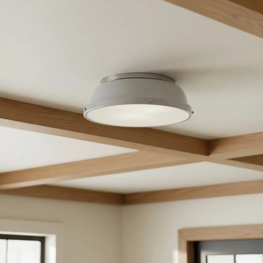 Thornev Industrial Metal Flush Mount Ceiling Light 2