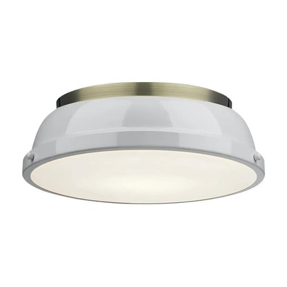 Thornev Industrial Metal Flush Mount Ceiling Light 21