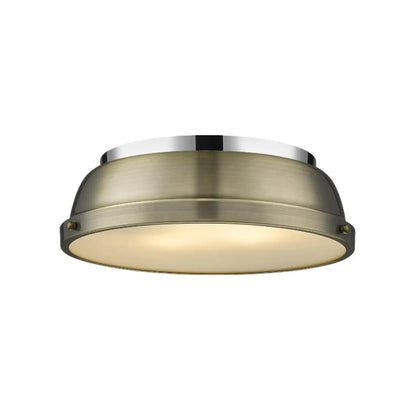 Thornev Industrial Metal Flush Mount Ceiling Light 28