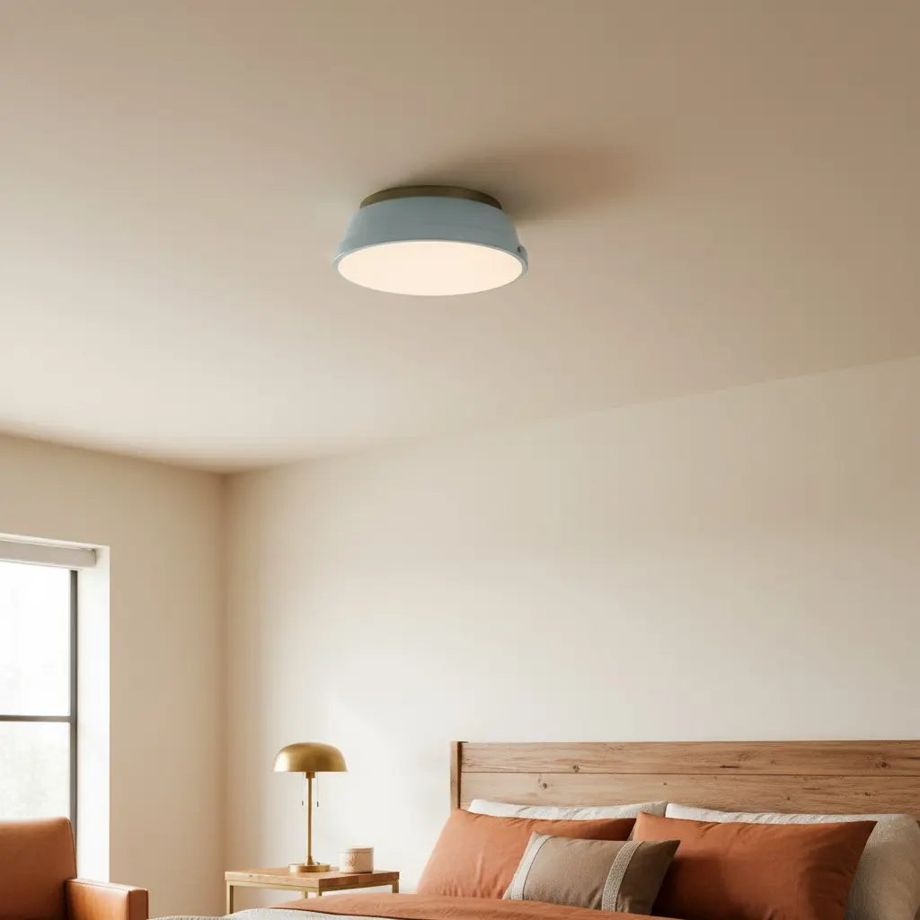 Thornev Industrial Metal Flush Mount Ceiling Light 38