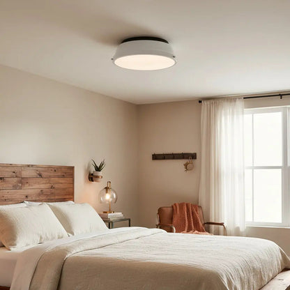 Thornev Industrial Metal Flush Mount Ceiling Light 7