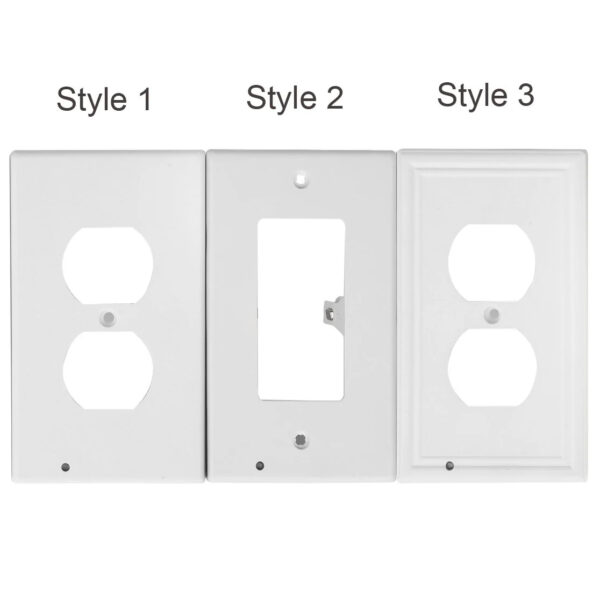 Royaleva 4-Pack: LED Night Light Outlet Cover – Assorted Styles
