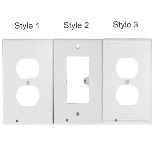 Royaleva 4-Pack: LED Night Light Outlet Cover – Assorted Styles