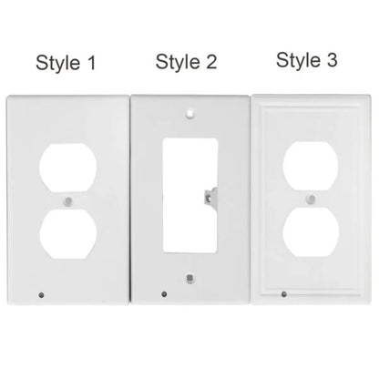 Royaleva 4-Pack: LED Night Light Outlet Cover – Assorted Styles
