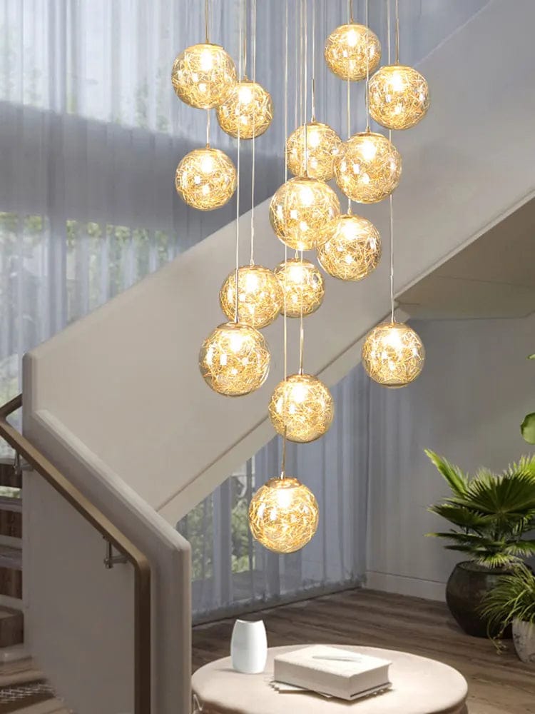 Tia Multi Globe Pendant Chandelier 1