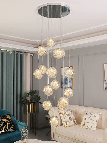 Tia Multi Globe Pendant Chandelier 2