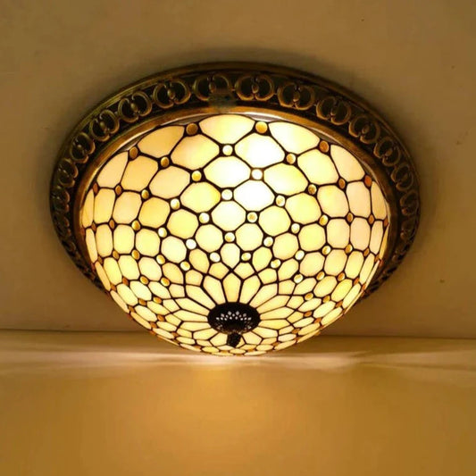 Tiffany vintage ceiling light 3