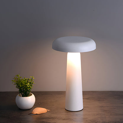 Tiltable Mushroom Touch Dimmable USB Rechargeable Table Lamp 0