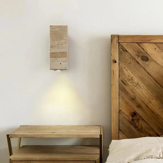 Tomoshibi Travertine Wall Lamp 1