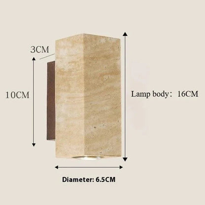 Tomoshibi Travertine Wall Lamp 10