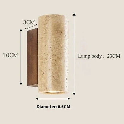 Tomoshibi Travertine Wall Lamp 9