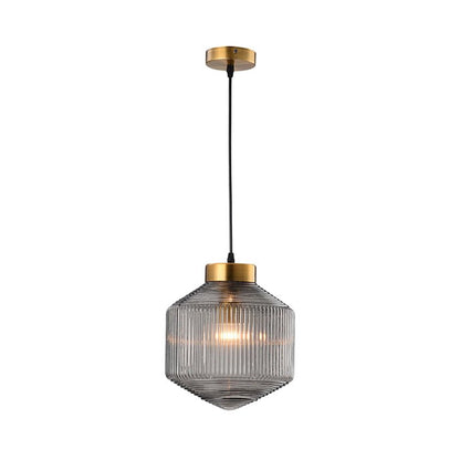 Torvell Ribbed Pendant Light 0